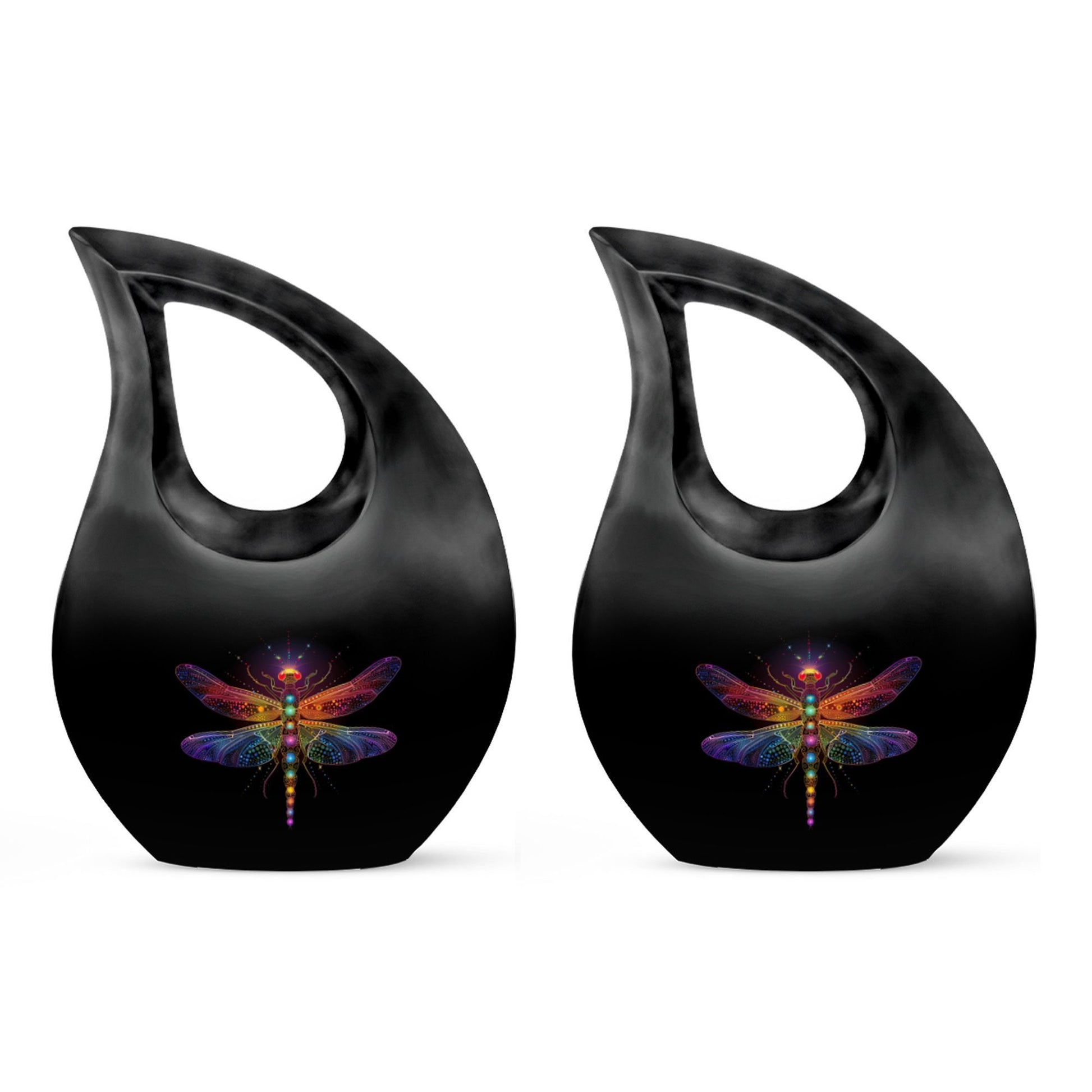 Large 10-inch Cosmic Dragonfly Urn