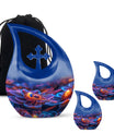 Cosmic Dragonfly Custom Urns For Human Ashes Funeral, Ashes Memorial Urn