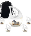 Zebra Double Urns Large Funeral, Ashes Urn For Ashes