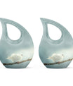 Dove Personalized Urn Funeral, Ashes Memorial Urn