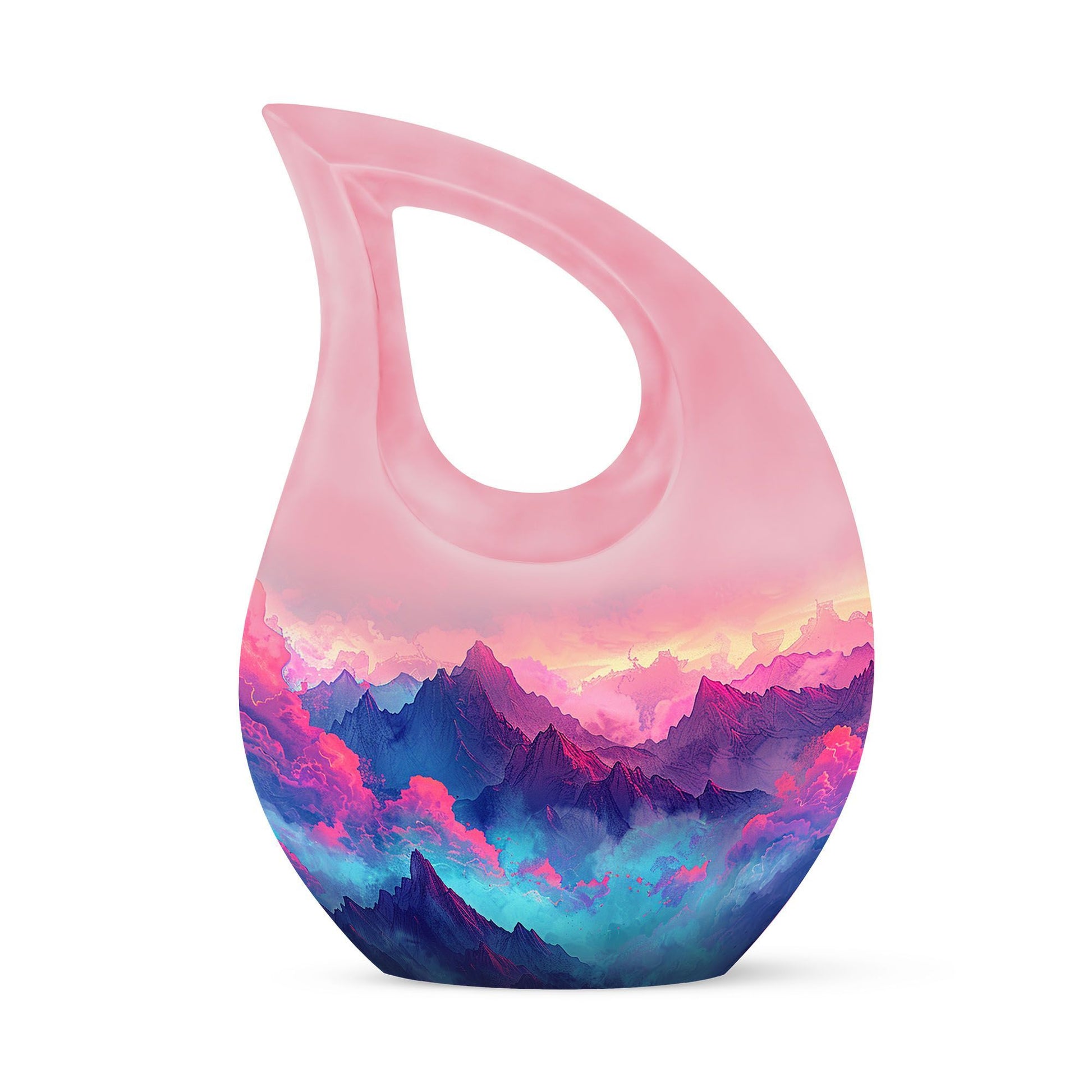 10-inch modern Mountains Urn 