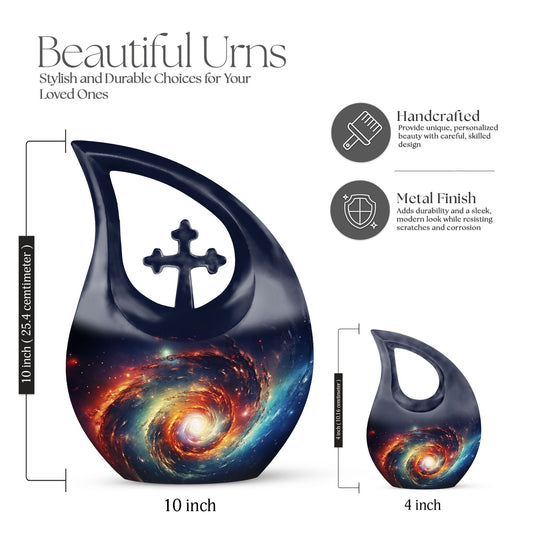 Galaxy-inspired Urn for human ashes