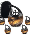 Galaxy Keepsake For Human Ashes Funeral, Ashes Urn For Ashes