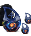 Galaxy Theme Large Urn With 2 Keepsake Urn