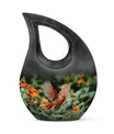 Cardinal Bird Themed Large Urn