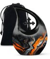 Abstract Theme Large Urn 10 Inch