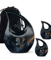 Owl Theme Large Urn With 2 Keepsake Urn