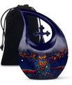 Owl Theme Large Urn 10 Inch