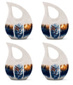 Owl Theme 3 Inch Keepsake Pack of 4