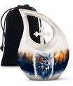Owl Theme Large Urn 10 Inch