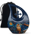 Owl Theme Large Urn 10 Inch
