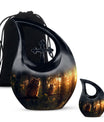 Owl Theme Large Urn With 1 Keepsake Urn
