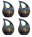 Macaw Parrot Theme 3 Inch Keepsake Pack of 4