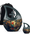 Macaw Parrot Theme Large Urn With 1 Keepsake Urn