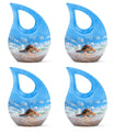 Turtle Theme 3 Inch Keepsake Pack of 4