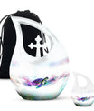Turtle Theme Large Urn With 1 Keepsake Urn