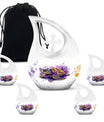 Turtle Theme Large Urn With 4 Keepsake Urn