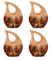 Deer Theme 3 Inch Keepsake Pack of 4