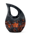 10 inch Mapple Leaf Urn, Cross Drop design