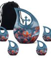 10-inch Mapple Leaf Cross Drop memorial urn 
