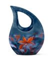 10-inch Mapple Leaf Urn, Cross Drop design