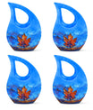 Mapple Leaf Theme 3 Inch Keepsake Pack of 4