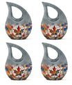 Mapple Leaf Theme 3 Inch Keepsake Pack of 4