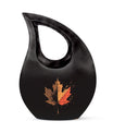 10-inch Mapple Leaf, Cross Drop Custom Mom Urn 