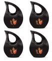 10-inch Mapple Leaf, Cross Drop Custom Mom Urn 