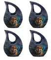Tiger Theme 3 Inch Keepsake Pack of 4