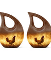 Chicken Theme 3 Inch Keepsake Pack of 2