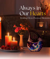 10-inch Chicken Themed Cross Drop Urn for Human Ashes 