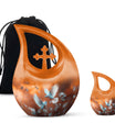 Dove Theme Large Urn With 1 Keepsake Urn