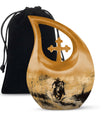 Cowboy Theme Large Urn 10 Inch