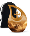 Cowboy Theme Large Urn 10 Inch
