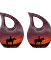 Cowboy Theme 3 Inch Keepsake Pack of 2
