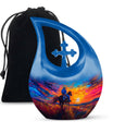 Cowboy Theme Large Urn 10 Inch