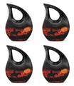 Cowboy Theme 3 Inch Keepsake Pack of 4
