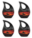 Cowboy Theme 3 Inch Keepsake Pack of 4