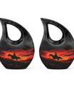 Cowboy Theme 3 Inch Keepsake Pack of 2