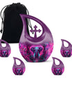 Mamoth Theme Large Urn With 4 Keepsake Urn