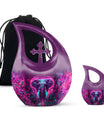 Mamoth Theme Large Urn With 1 Keepsake Urn