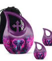Mamoth Theme Large Urn With 2 Keepsake Urn