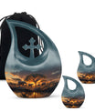 10-inch Elephant Family Urn