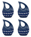Elephant Family Theme 3 Inch Keepsake Pack of 4