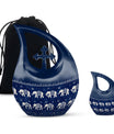 Elephant Family Theme Large Urn With 1 Keepsake Urn