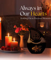 10-inch gold fish cross drop memorial urn