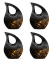 10-inch Gold Fish Urn