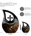 10-inch Gold Fish Urn