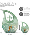Gold Fish Urn 